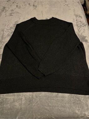 Ava & Viv Black Crew Neck Sweater
